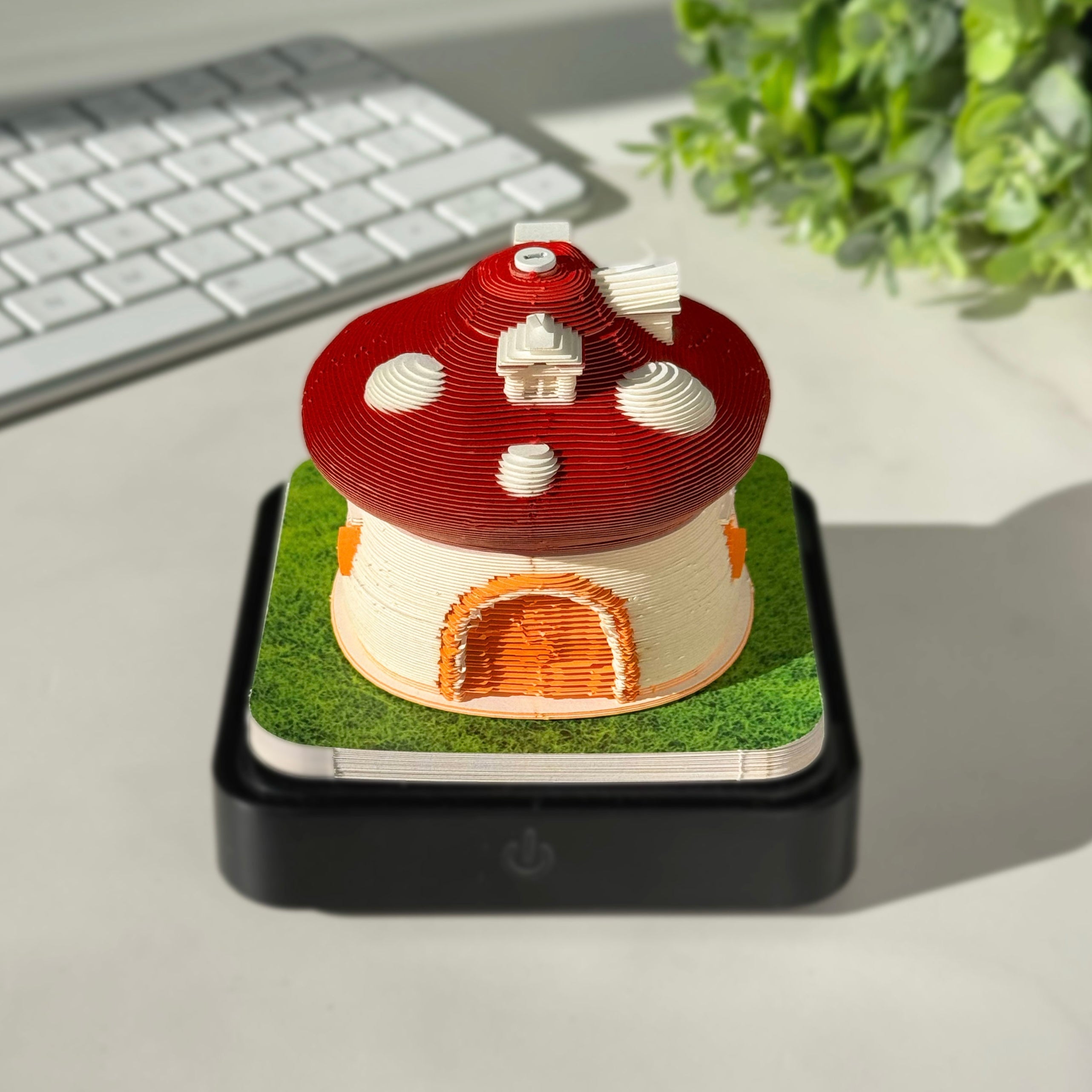 Mushroom House (With Light & Calendar 2025)