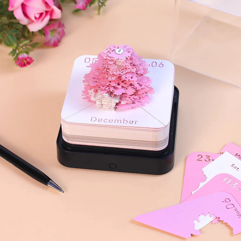 Sakura Tree (With Light & Calendar 2025)