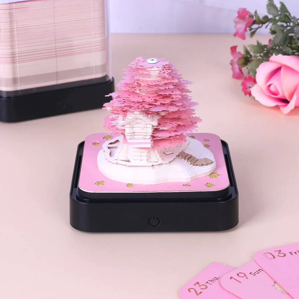 Sakura Tree (With Light & Calendar 2025)