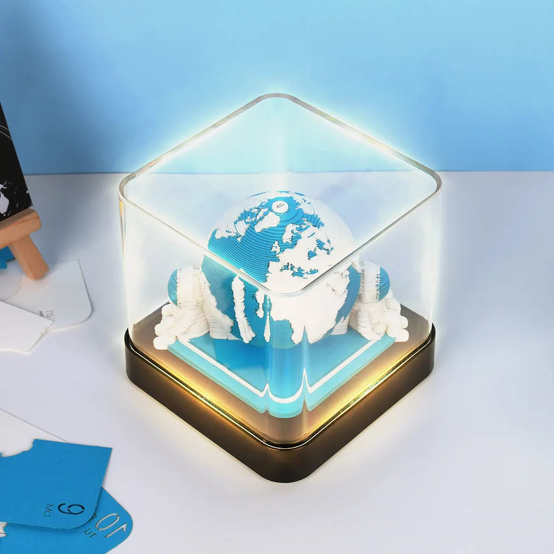 Earth (With Lights & Calendar 2025)