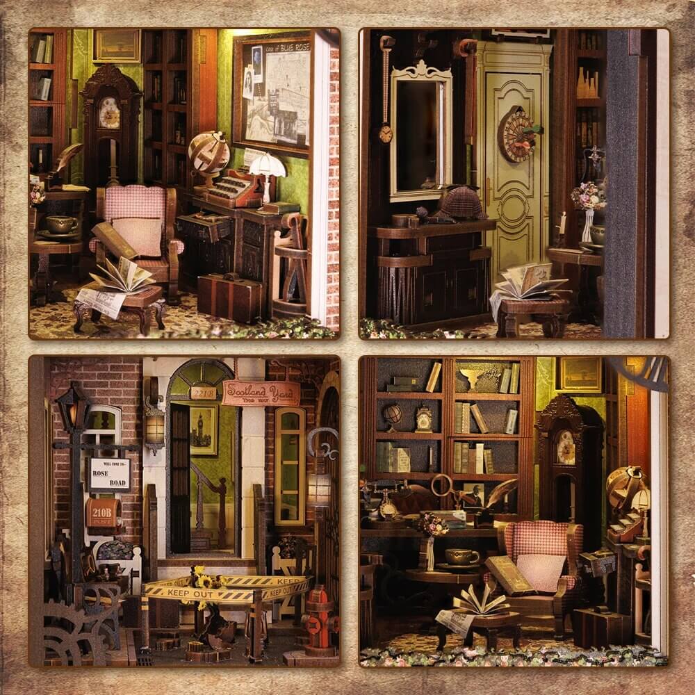 DIY Book Nook - Detective House