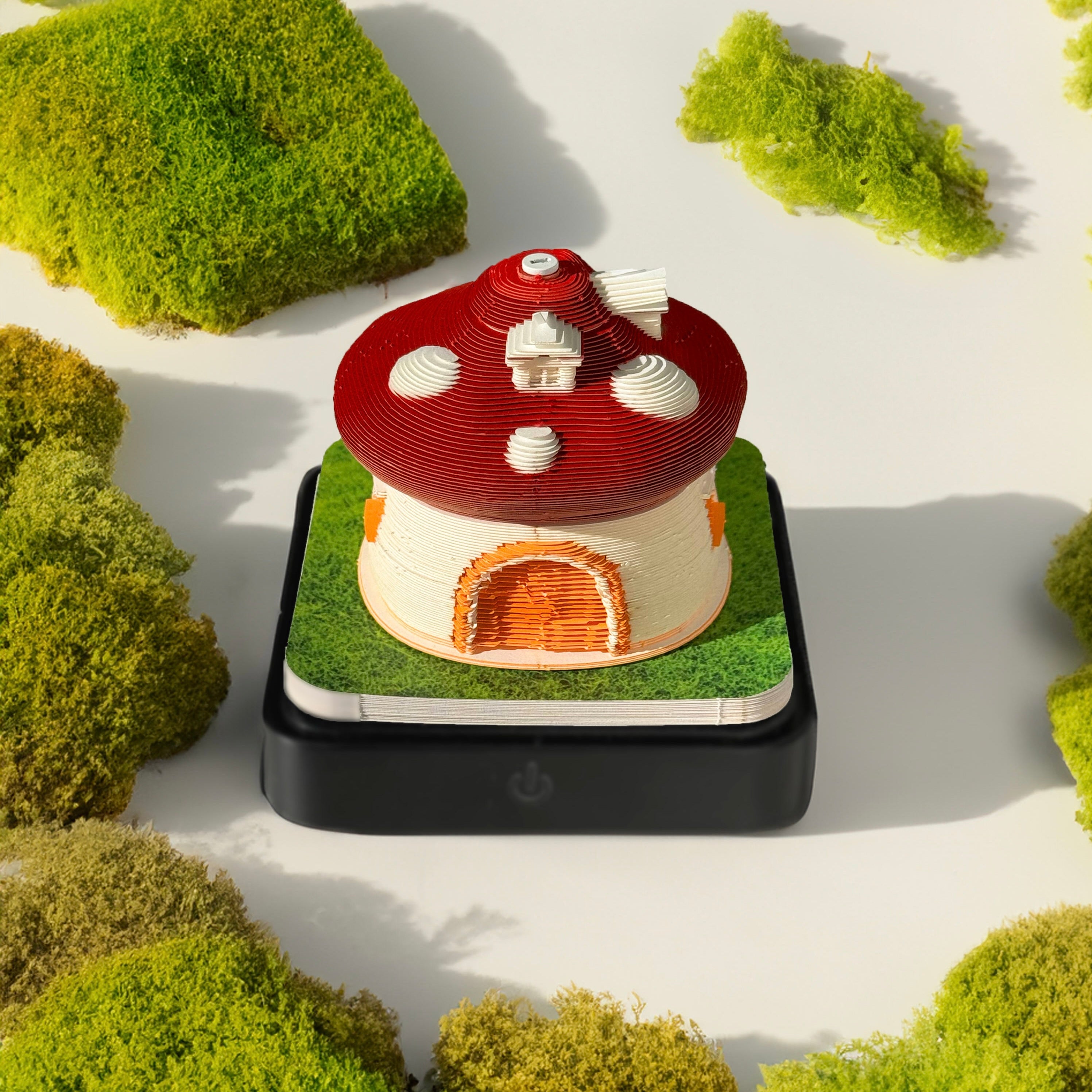 Mushroom House (With Light & Calendar 2025)