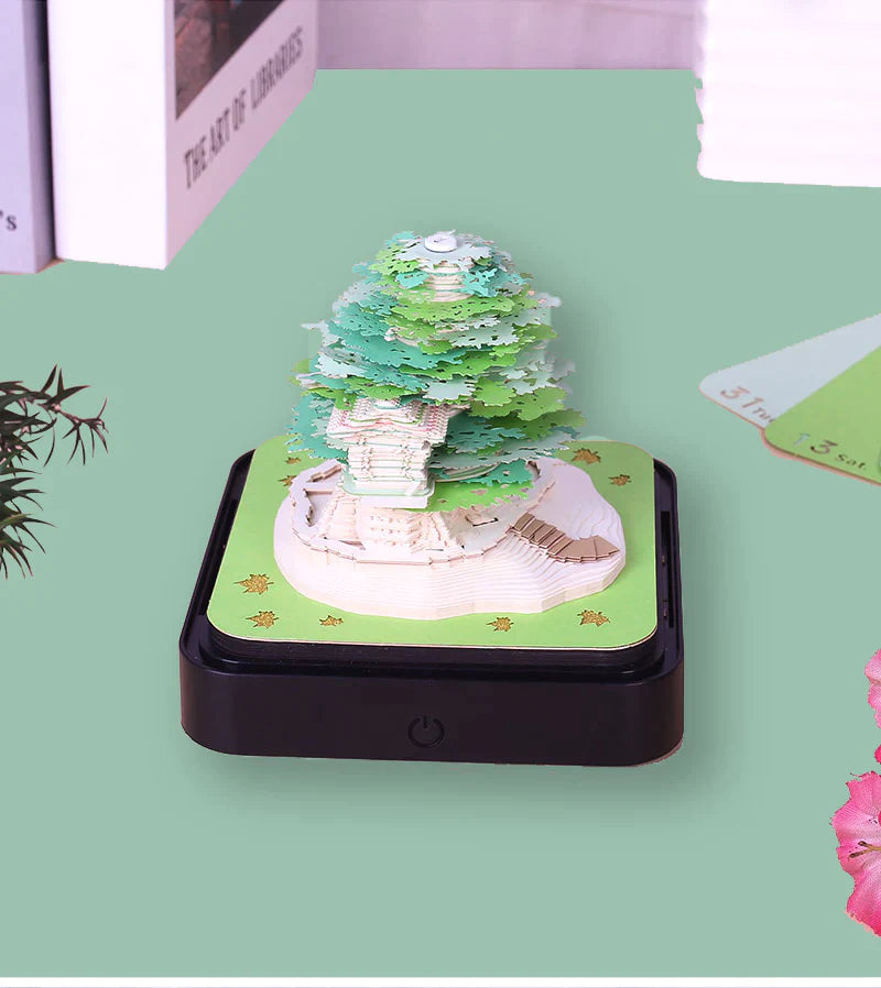 Green Tree (With Lights & Calendar 2025)