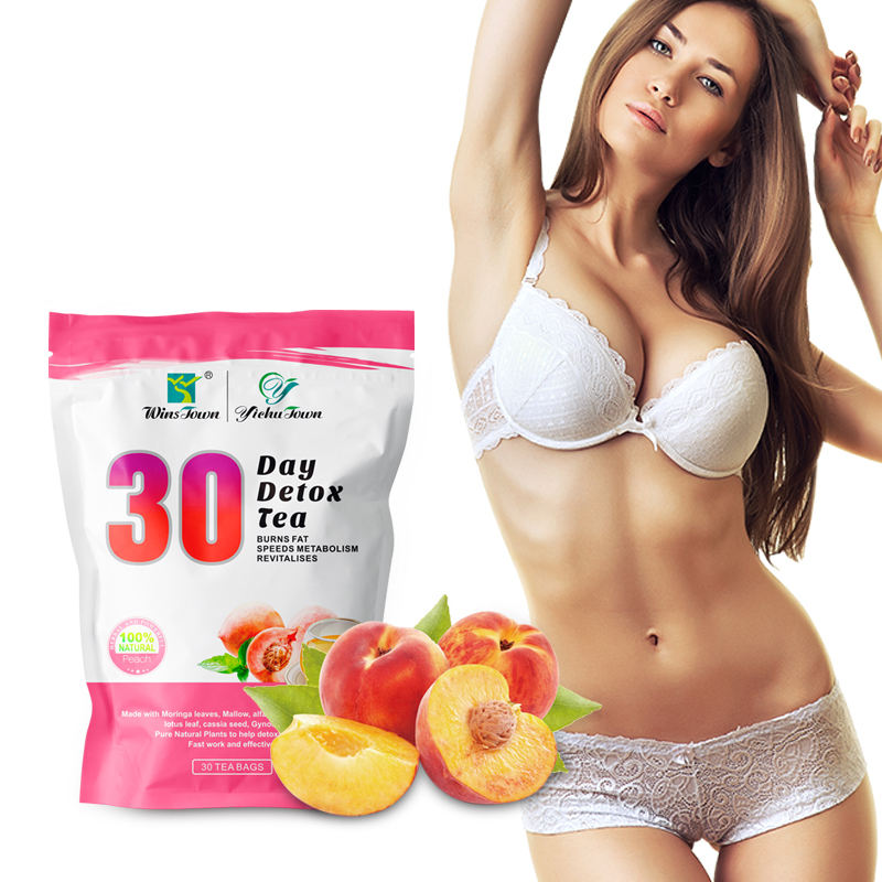 30 days custom-made detox tea fruit flavor vanilla Moringa