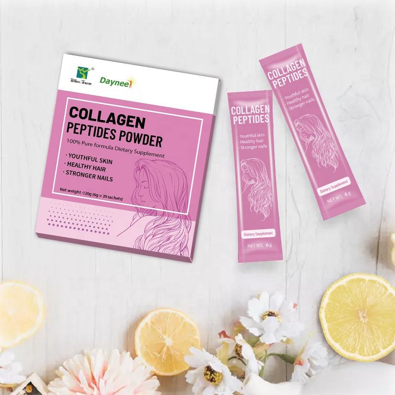 Collagen Protein Powder & Vitamin C Hairdressing Nail Supplement-