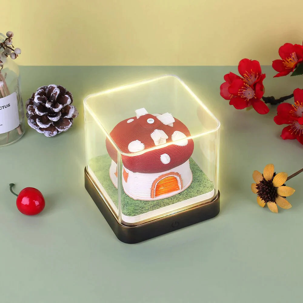 Mushroom House (With Light & Calendar 2024)