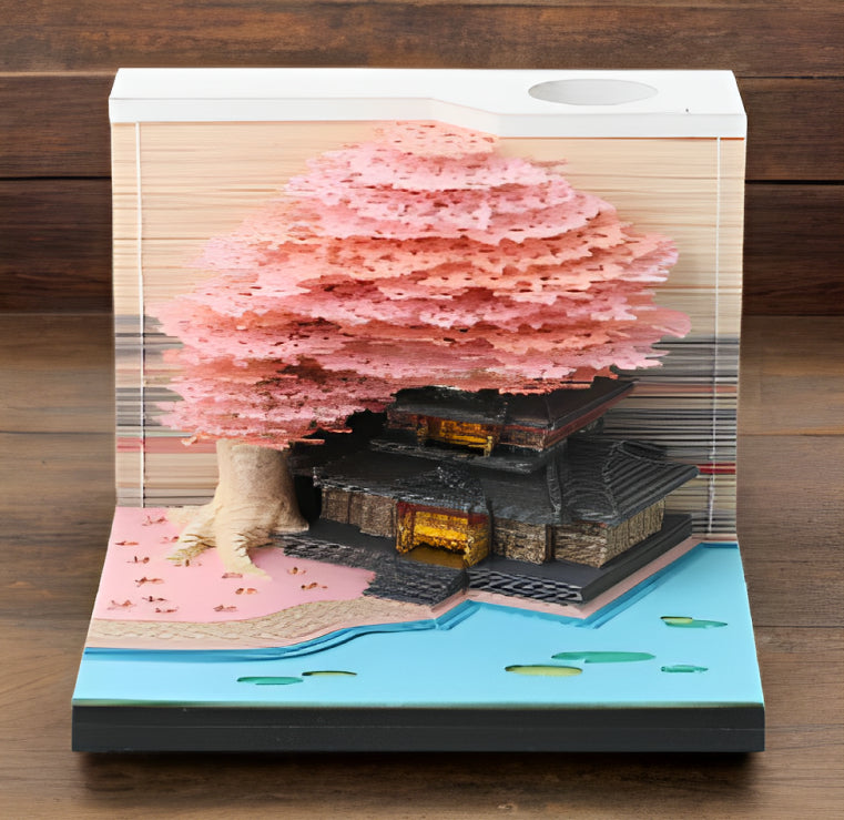 Sakura Temple with (with Lights)
